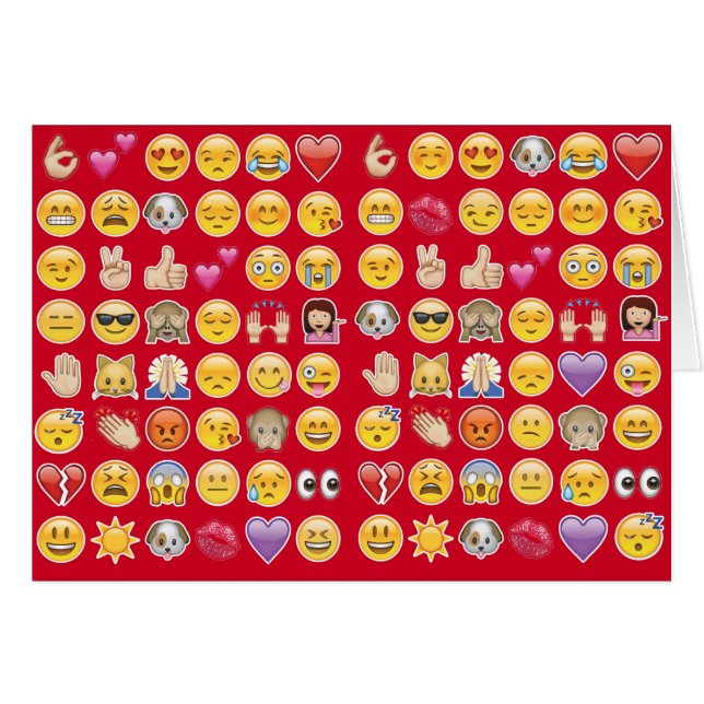 rode emoji (Voorkant Horizontaal)