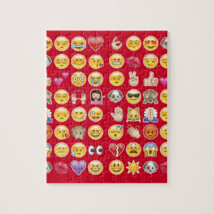 rode emoji legpuzzel