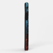 Rode en abstracte schilderdozen Case-Mate iPhone case (Achterkant/rechts)