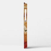 RODE EN ABSTRACTE WALLPAPIER Case-Mate iPhone CASE (Achterkant / Links)