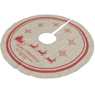 Rode En Beige Kerstman Arrenslee Kerstmis & Famili Kerstboom Rok