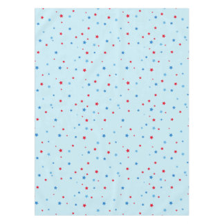 Rode en blauwe Star-tablet Tafelkleed