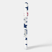 Rode en Blauwe Sterren - Amerikaans vlaggenpatroon Case-Mate iPhone Case (Achterkant / Rechts)