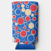 Rode en blauwe Stippen op blauw (Voorkant)