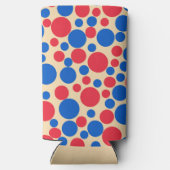 Rode en blauwe Stippen op Tan (Achterkant)