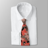 Rode en bruine camouflage, leger, leger stropdas (Gebonden)