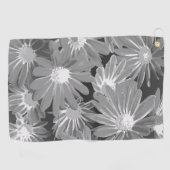 Rode en gele bloemen 2 golfhanddoek (Horizontaal)