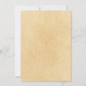  Rode en Gele Bridal Shower Invitation Kaart (Achterkant)