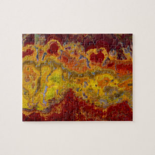 Rode en gele Crayloa Jasper Legpuzzel
