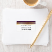 Rode en Gele Koninklijke Print Etiket (Insitu)