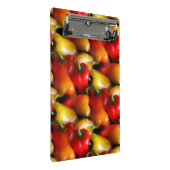 Rode en gele paprika's mini klembord (Schuin)