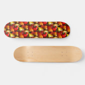 Rode en gele paprika's skateboard (Horizontaal)