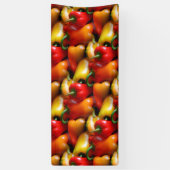 Rode en gele paprika's spandoek (Verticaal)