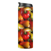 Rode en gele paprika's thermosbeker (Geroteerd rechts)