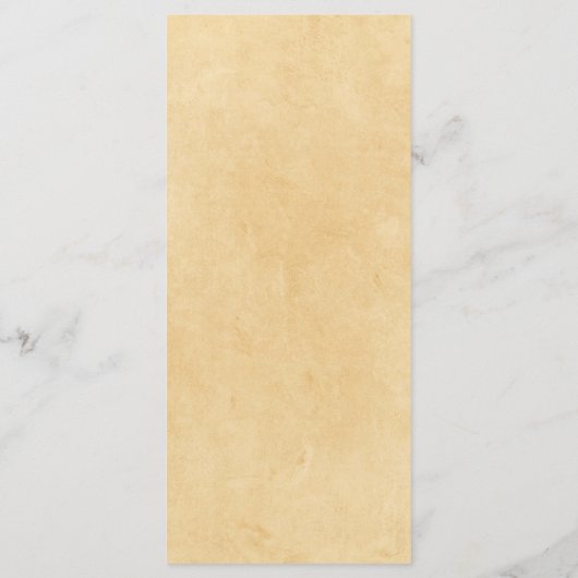 rode en gele rozen menu (Achterkant)