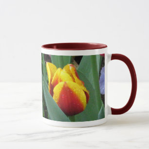 rode en gele tulp keramische mok