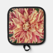 Rode en gele variëteiten Dahlia Floral Pannenlap (Voorkant)
