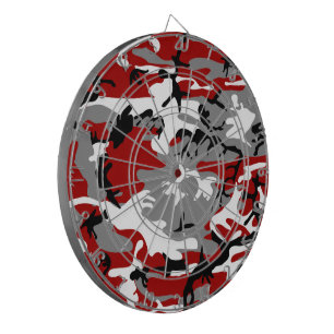 Rode en grijze camouflage, leger, leger dartbord