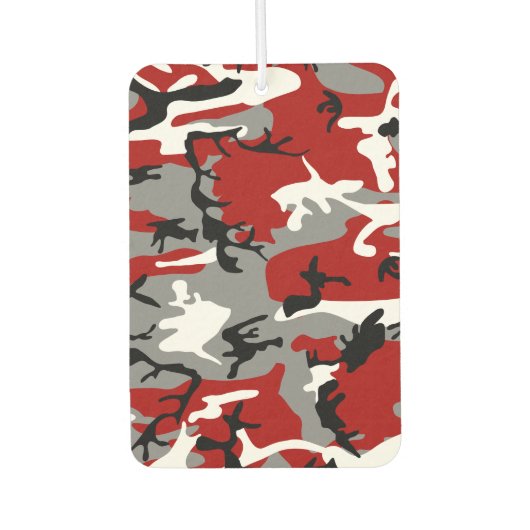 Rode en grijze camouflage, leger, leger luchtverfrisser (Voorkant)