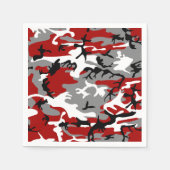 Rode en grijze camouflage, leger, leger servet (Voorkant)