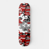 Rode en grijze camouflage, leger, leger skateboard (Voorkant)