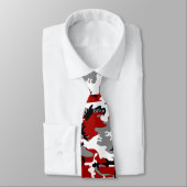 Rode en grijze camouflage, leger, leger stropdas (Gebonden)