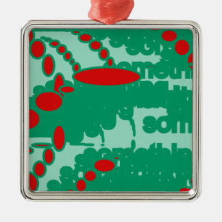 rode en groene 1123 abstracte kunst metalen ornament