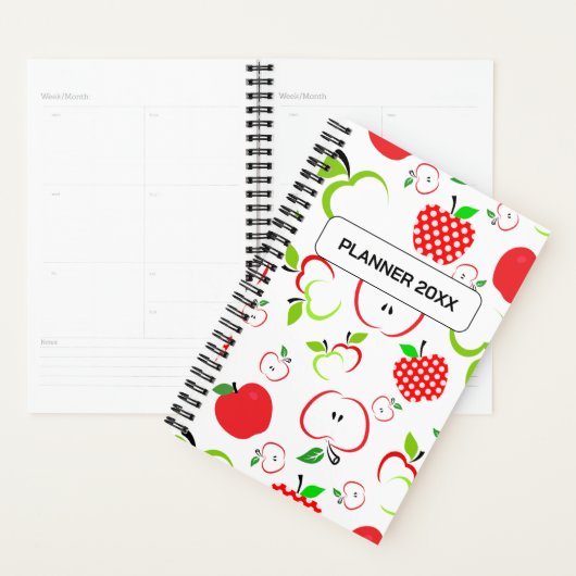 Rode en groene appels planner (Display)