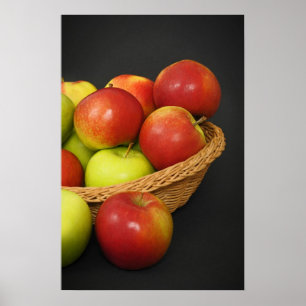 Rode en groene appels poster