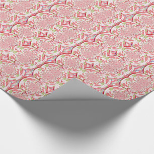 Rode en groene burst abstract ontwerp cadeaupapier