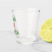 Rode en groene Drink en BE Irish Shot Glas (Rechts)