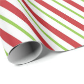 Rode en groene feeststaven cadeaupapier (Rol Hoek)