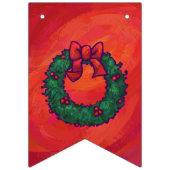 Rode en Groene Kerstmisdecoratie Vlaggetjes (Eerste vlag)