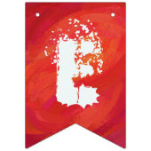 Rode en Groene Kerstmisdecoratie Vlaggetjes (Derde vlag)