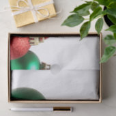 Rode en groene kerstversieringen tissuepapier (Geschenk)