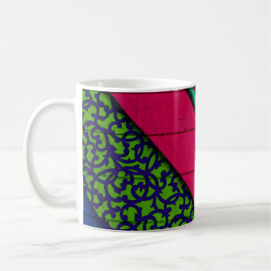 Rode en groene kleding koffiemok