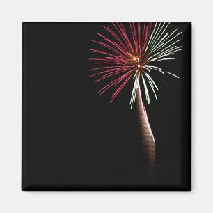Rode en groene palm Magnet Magneet