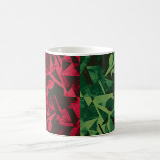 Rode en groene Patroon Koffie Cup Koffiemok