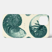 Rode en Groene Schelp Kunst Case-Mate iPhone Case (Achterkant (horizontaal))