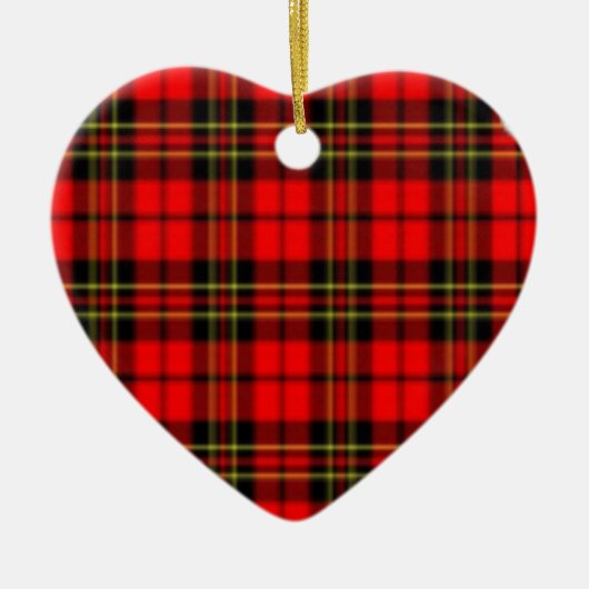 Rode en groene spelster keramisch ornament (Voorkant)