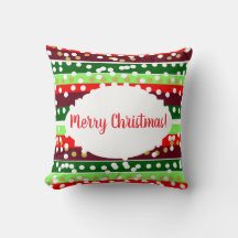 Rode en groene strepen Stippen Kerstmis