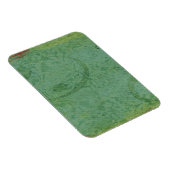 Rode en groene verf op Abstract  behangpapier Magneet (Rechterzijde)