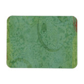 Rode en groene verf op Abstract behangpapier Magneet (Horizontaal)