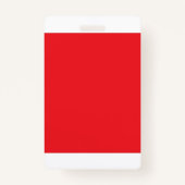 Rode en oranje kleurpotloden liggen naast elkaar i badge (Achterkant)