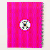  rode en Paarse vlinders Aangepaste naam meisje Planner (Achterkant)