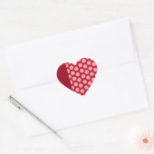 Rode en Roze hart Valentijnsdag Hart Sticker (Envelop)