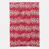  rode en roze kerst theedoek (Verticaal)