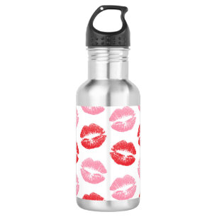 Rode en Roze Lippen, Lippenpatroon, Lippenstift, K Waterfles