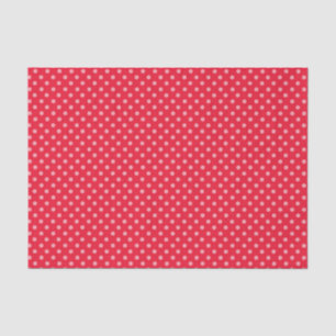 Rode en Roze Polka Dots Tissuepapier