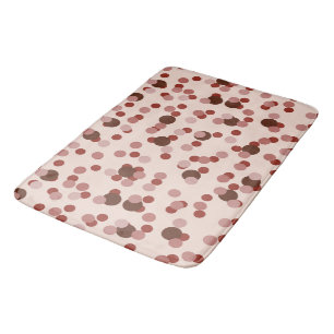 rode en roze stippen badmat